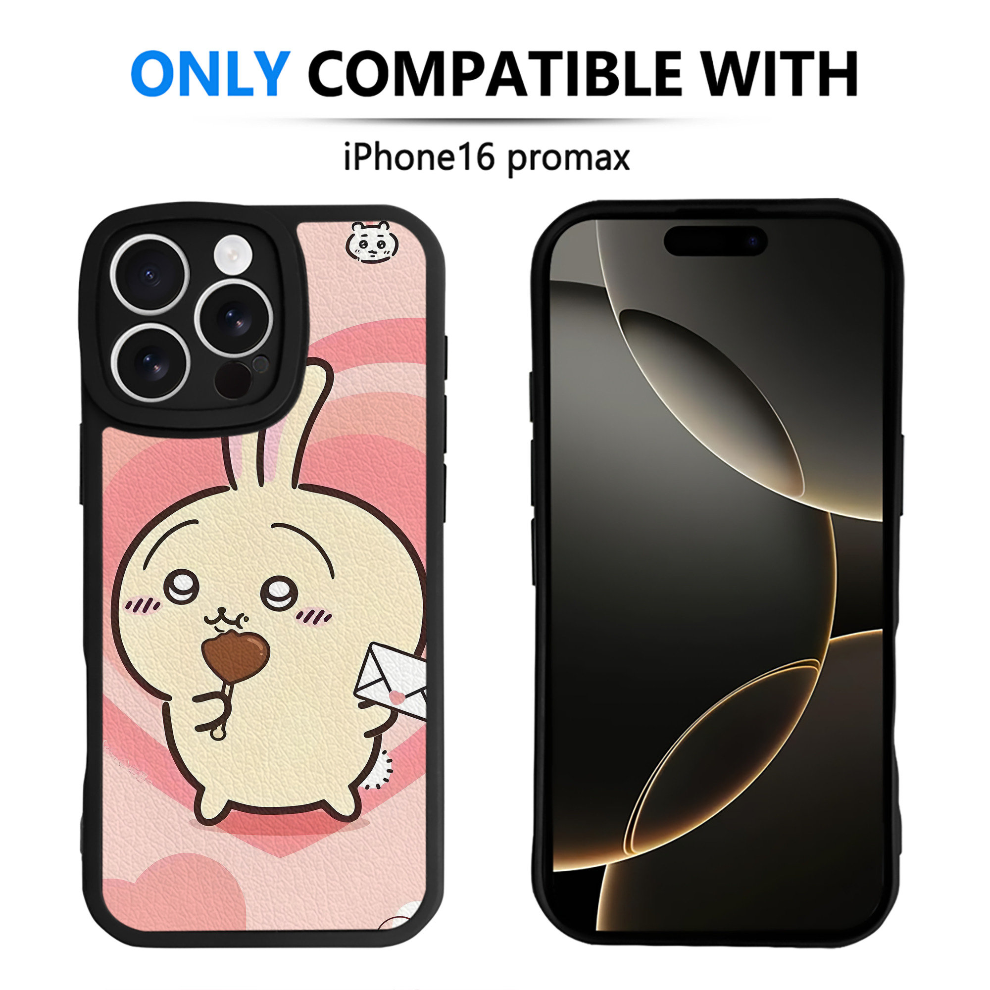 （画像用） ちいかわ Chii-kawa 【iPhone 16シリーズ対応】シリコンスマホケース（レザー調） 材質：シリコン